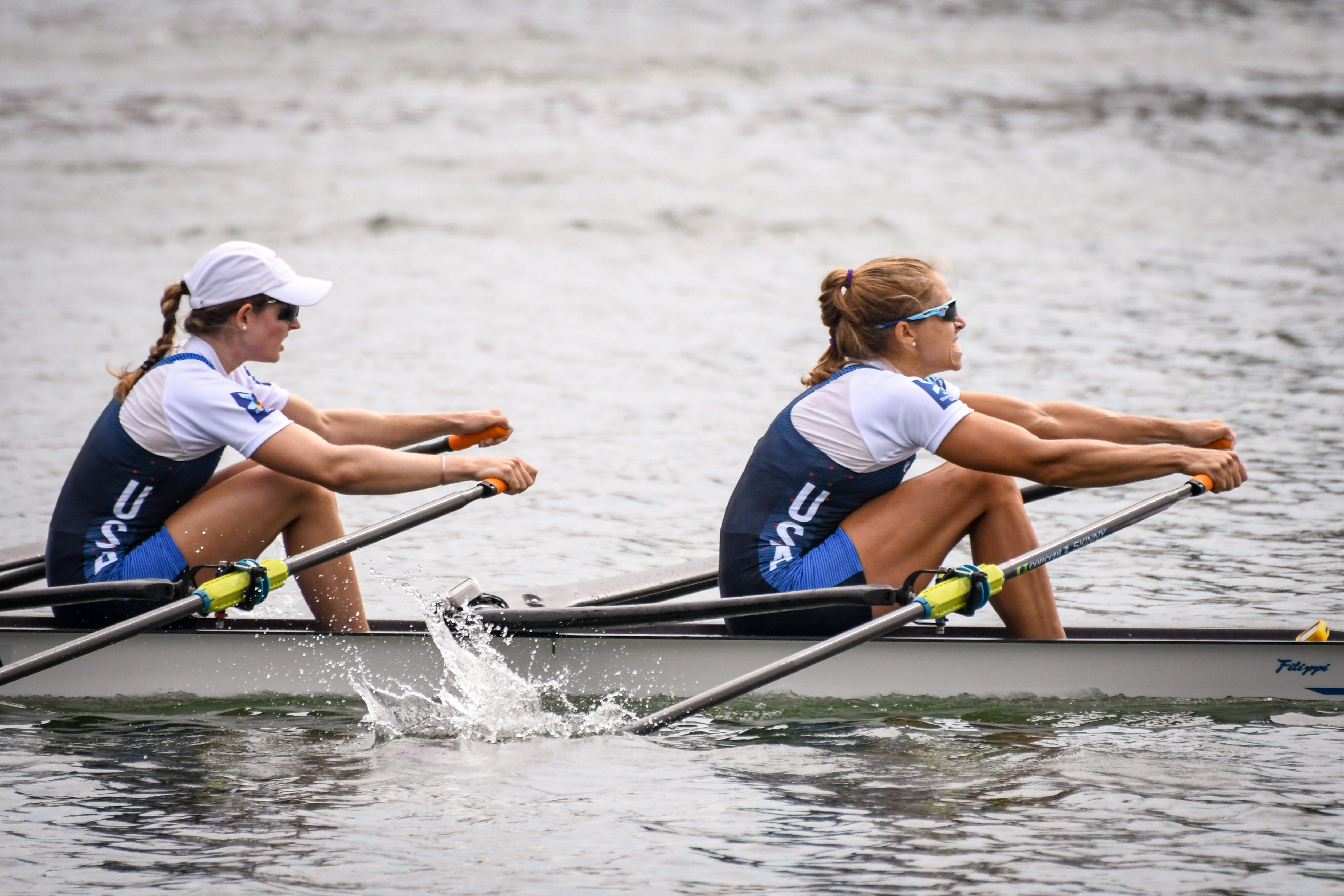 Gevvie Stone, Cicely Madden and Hallie Smith qualify their boats for Tokyo